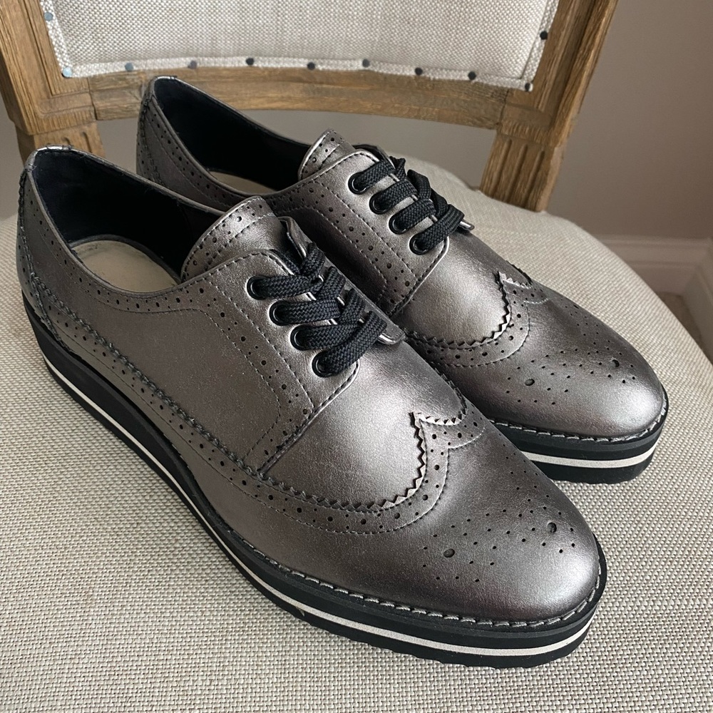 New Zara Oxford Sneaker Sz 8/39
